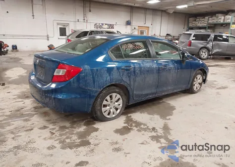 2012 Honda Civic Lx from USA, damaged, VIN 2HGFB2F58CH543181